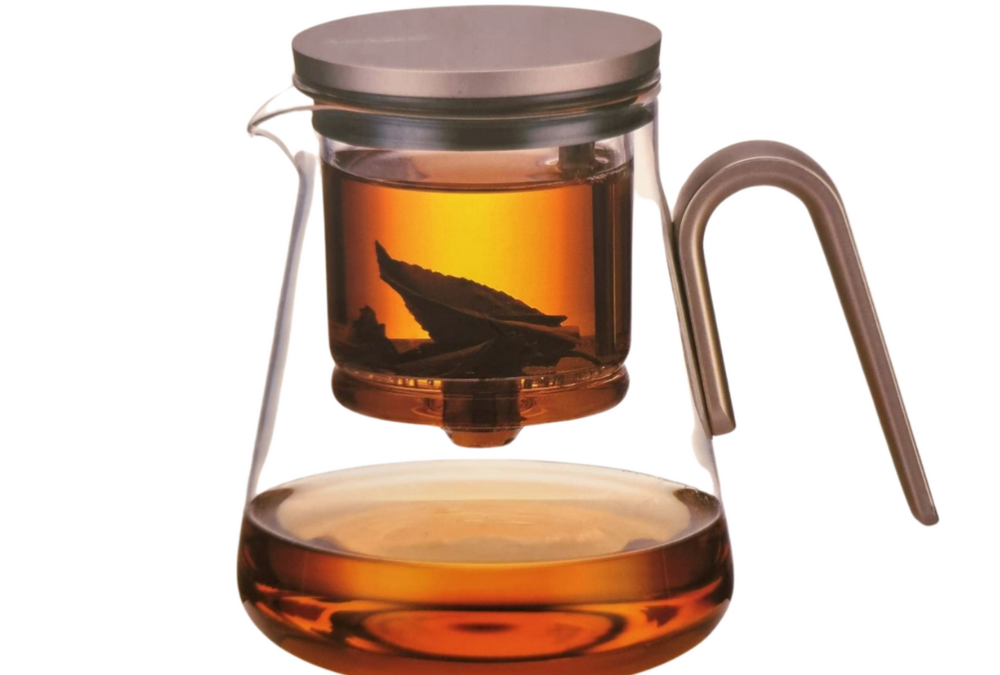 Samadoyo Glass Gong Fu Teapot with Aluminium Lid – 800ml (NEW)