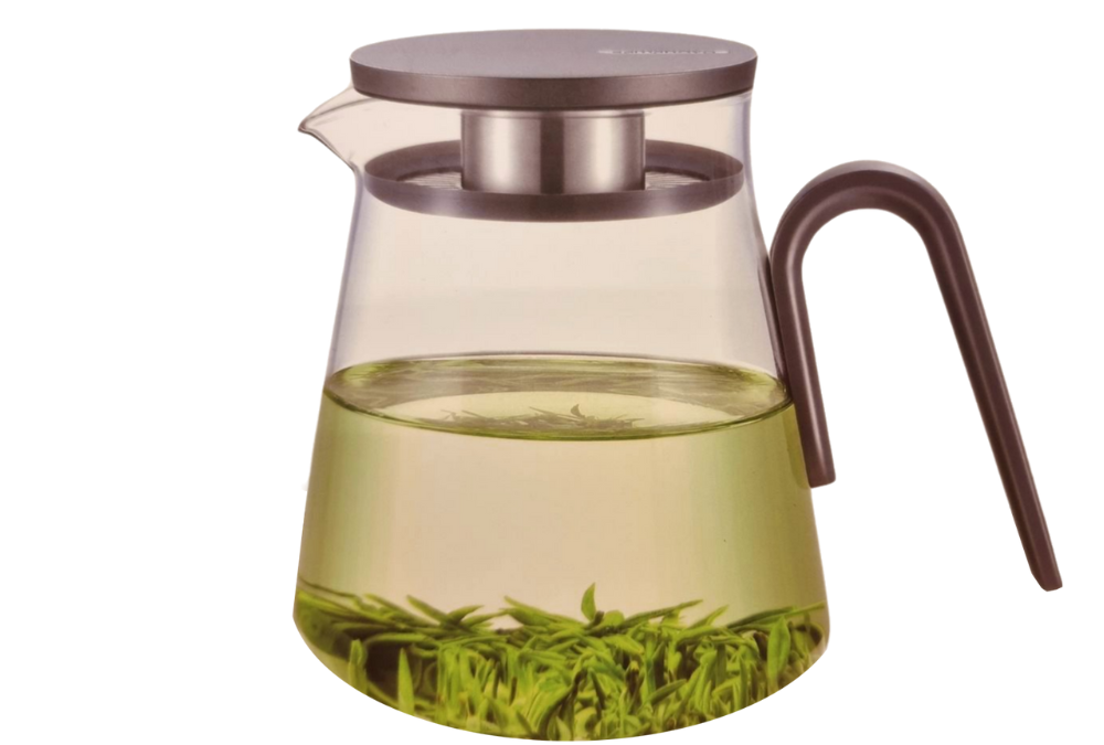 Glass teapot with aluminium lid – 800ml